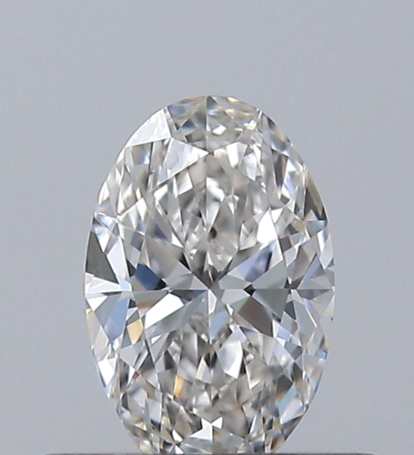 0.4 carat H-VVS2 Natūralus Oval Deimantas (1)