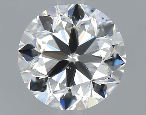 0.91 carat I-SI1 Very Good cut Natūralus Round Deimantas (1)