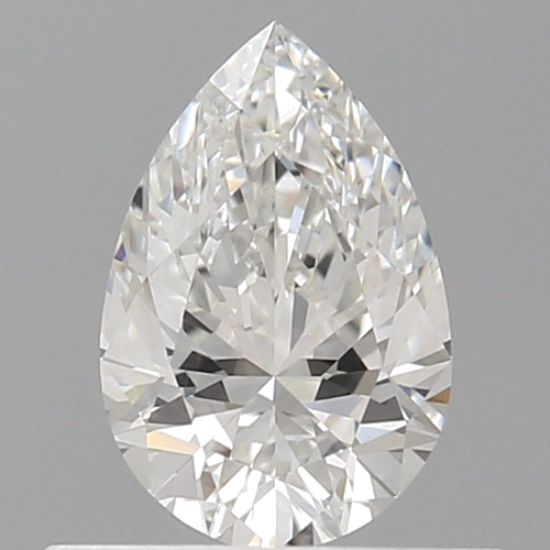 0.5 carat G-VVS1 Natūralus Pear Deimantas (1)