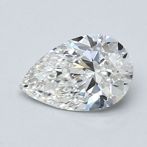 1.0 carat F-VS1 Natūralus Pear Deimantas (1)