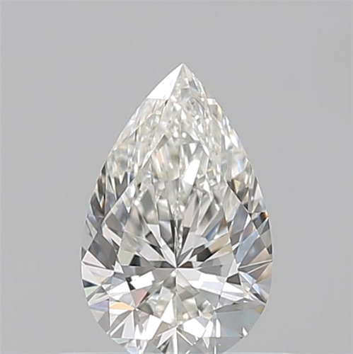 0.5 carat G-VVS1 Natūralus Pear Deimantas (1)