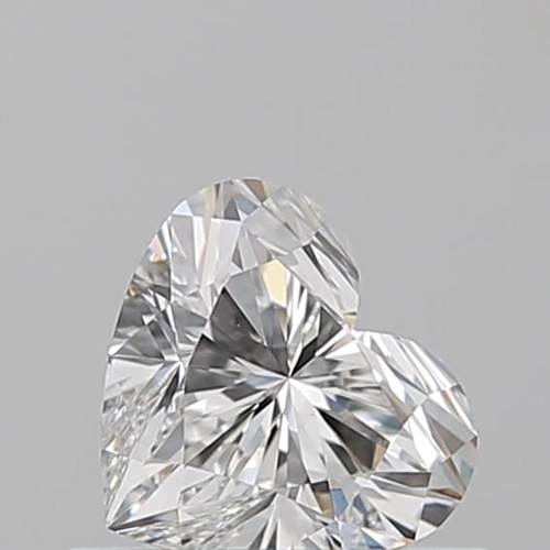 0.5 carat F-VS1 Natūralus Heart Deimantas (1)