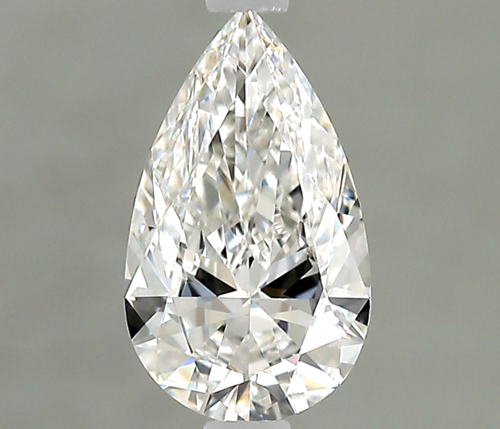 0.5 carat E-VVS1 Natūralus Pear Deimantas (1)