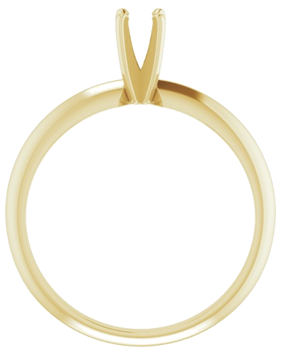 Sužadėtuvių Žiedas „Lightweight Solitaire“ 14k yellow gold Round 3.5mm x 3.9mm (2)