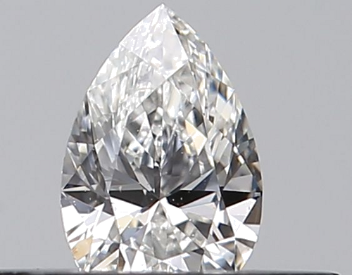 0.23 carat F-VS1 Natūralus Pear Deimantas (1)