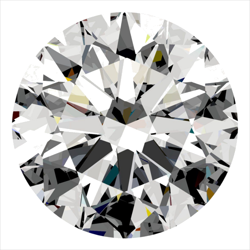 0.32 carat F-SI1 Excellent cut Natūralus Round Deimantas (1)