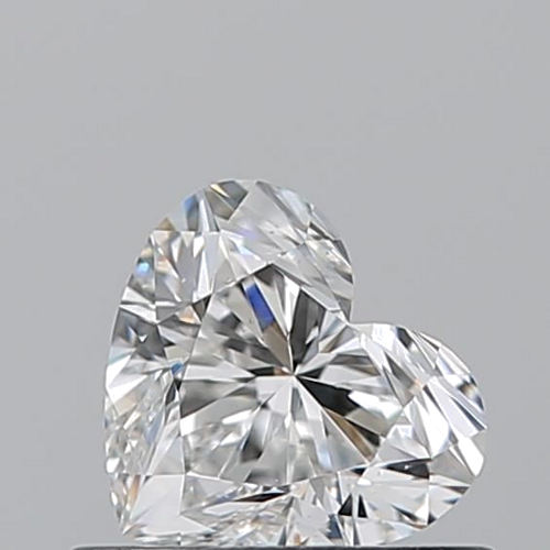 0.51 carat F-SI1 Natūralus Heart Deimantas (1)