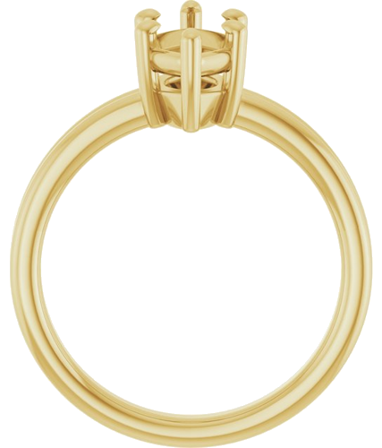 Sužadėtuvių Žiedas „Solitaire“ 14k yellow gold Marquise 12mm x 6mm (2)