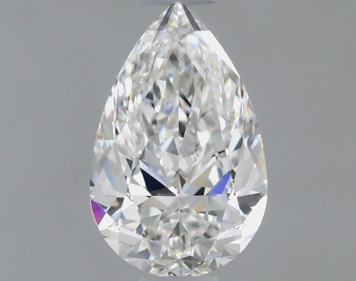 0.41 carat F-VS1 Natūralus Pear Deimantas (1)