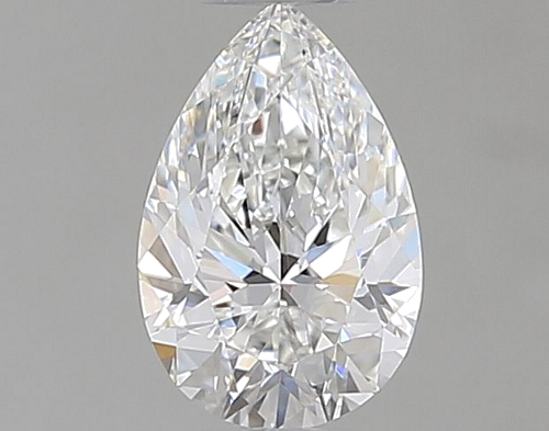 0.42 carat F-IF Natūralus Pear Deimantas (1)