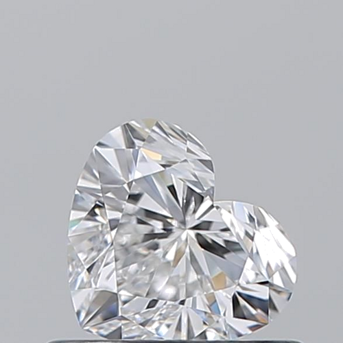 0.52 carat D-VVS2 Natūralus Heart Deimantas (1)