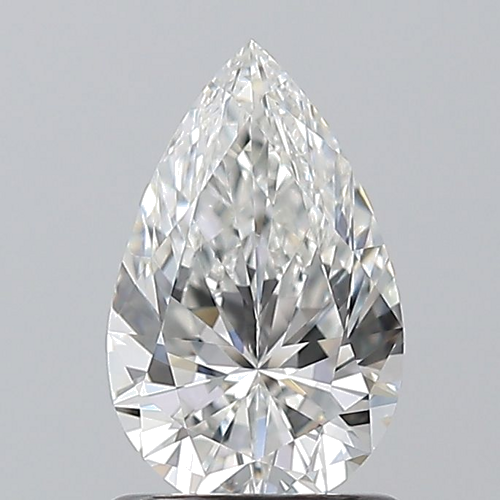 1.0 carat F-VS1 Natūralus Pear Deimantas (1)