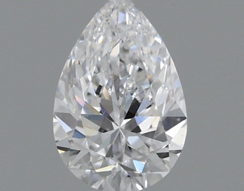 0.3 carat D-VS1 Natūralus Pear Deimantas (1)