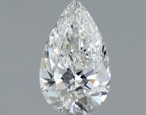 0.5 carat E-SI1 Natūralus Pear Deimantas (1)