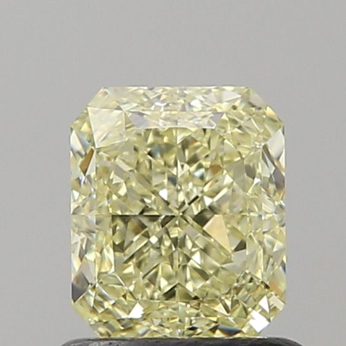 1.02 carat Fancy Light Yellow-VS2 Natūralus Radiant Deimantas (1)