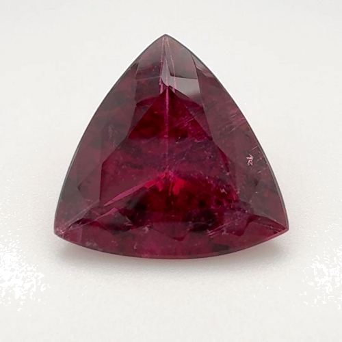 8.89 carat RED FANCY cut Trilliant Tourmaline (1)