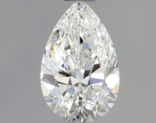 0.6 carat E-VVS2 Natūralus Pear Deimantas (1)