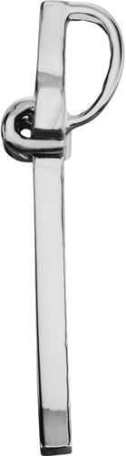 14K White 2.4 mm Round Cross Pendant Mounting (2)