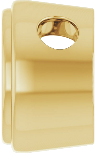 Pakabukas „Bezel-Set Solitaire“ 14k yellow gold Round 6.5mm (3)