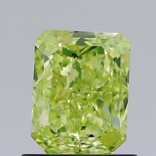 1.01 carat Green-SI2 Natūralus Radiant Deimantas (1)