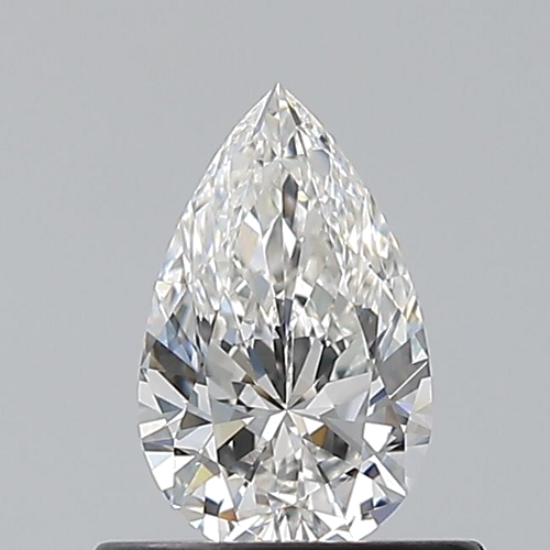 0.5 carat F-VS2 Natūralus Pear Deimantas (1)