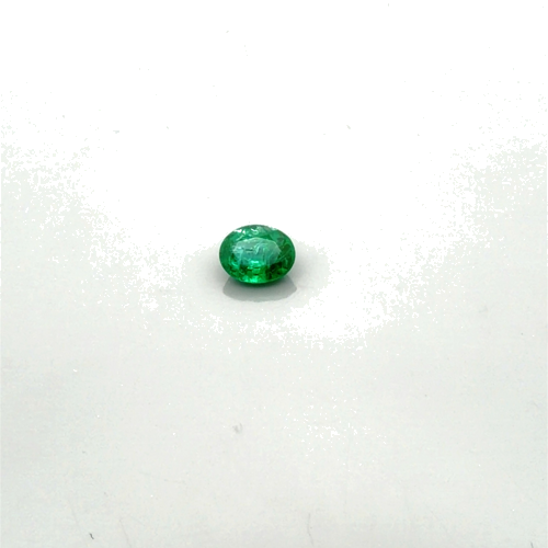 0.54 carat GREEN Oval Smaragdas (1)