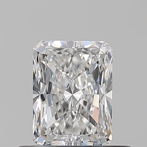0.51 carat F-VVS2 Natūralus Radiant Deimantas (1)