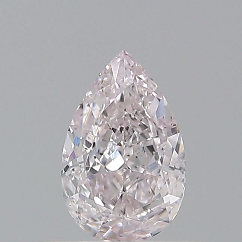 0.59 carat Very Light Pink-SI2 Natūralus Pear Deimantas (1)