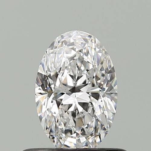 0.5 carat D-VS2 Natūralus Oval Deimantas (1)