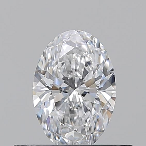 0.42 carat D-VVS1 Natūralus Oval Deimantas (1)