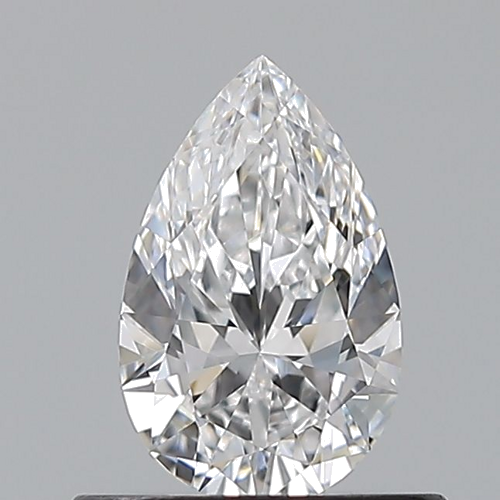 0.5 carat D-VVS1 Natūralus Pear Deimantas (1)