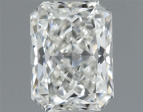 0.42 carat H-VVS2 Natūralus Radiant Deimantas (1)