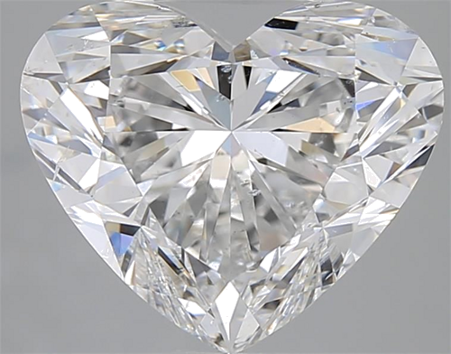 5.01 carat E-SI2 Natūralus Heart Deimantas (1)