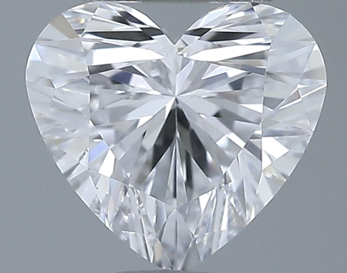 0.5 carat D-VS2 Natūralus Heart Deimantas (1)