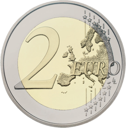 Монета от 2 евро 2026 г. Сан Марино „Тициан Вечелио“, BU качество, в картонена опаковка (5)