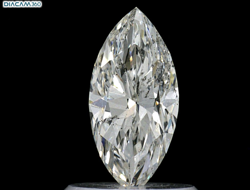 0.62 carat I-SI2 Natūralus Marquise Deimantas (1)