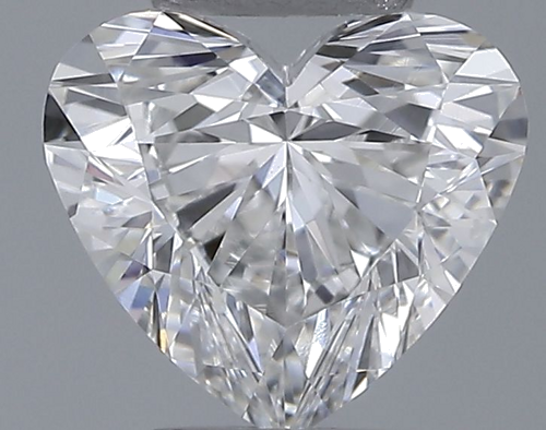 0.54 carat G-VVS2 Natūralus Heart Deimantas (1)