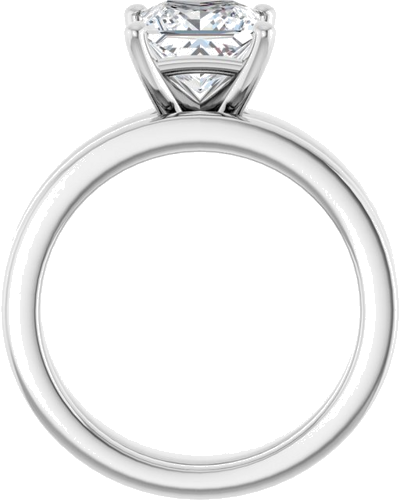 Sužadėtuvių Žiedas 950 Platinos Square 6.5mm (7)