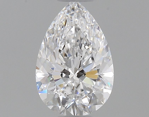 0.58 carat D-VVS2 Natūralus Pear Deimantas (1)