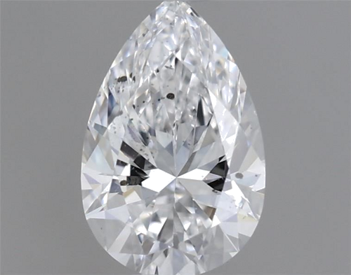 0.5 carat D-SI1 Natūralus Pear Deimantas (1)