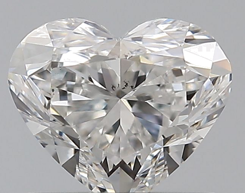 0.7 carat F-SI1 Natūralus Heart Deimantas (1)