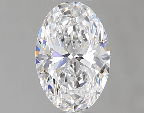 0.5 carat E-VS2 Natūralus Oval Deimantas (1)