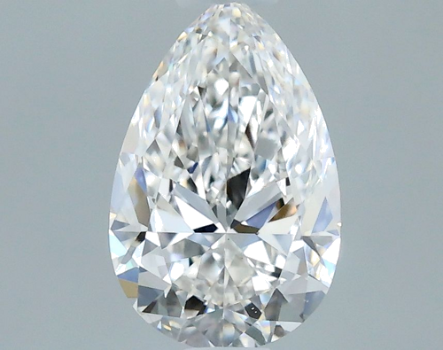 0.5 carat F-VS1 Natūralus Pear Deimantas (1)