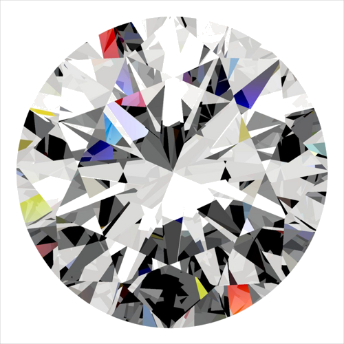 0.31 carat E-SI2 Excellent cut Natūralus Round Deimantas (1)