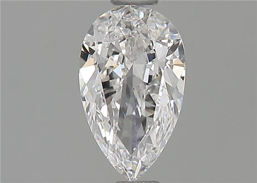 0.56 carat D-VVS2 Natūralus Pear Deimantas (1)