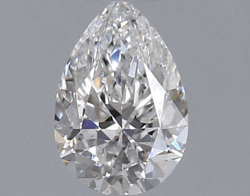 0.5 carat F-VS2 Natūralus Pear Deimantas (1)