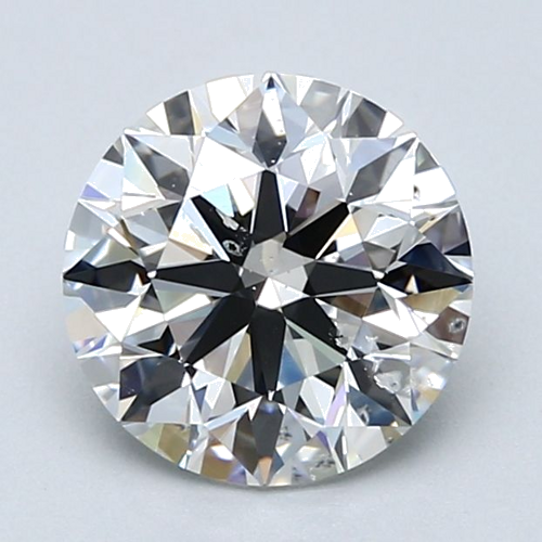 2.2 carat G-SI2 Excellent cut Natūralus Round Deimantas (1)