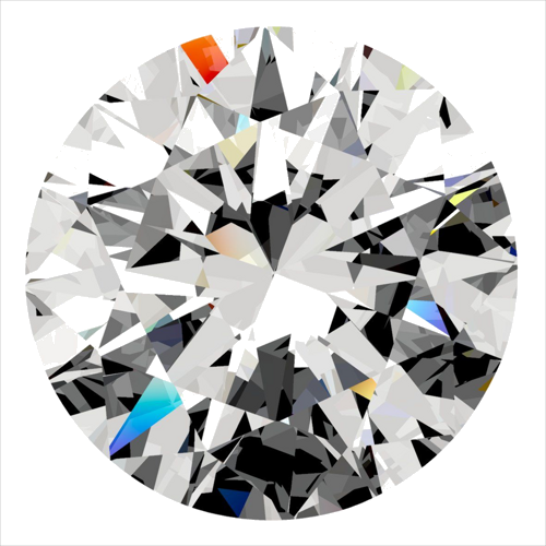 0.3 carat F-VS2 Very Good cut Natūralus Round Deimantas (1)