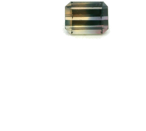 0.58 carat BLUE STEP cut Octagonal Safyras (1)