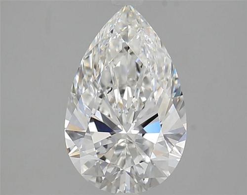 2.2 carat F-SI1 Natūralus Pear Deimantas (1)